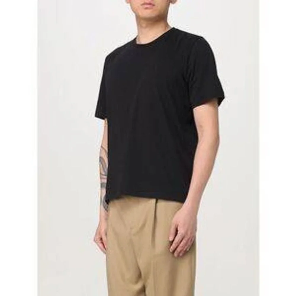 NWOT Saint Laurent Paris Mens‎ Black Short Sleeve Crew Neck T Shirt YSL Logo M